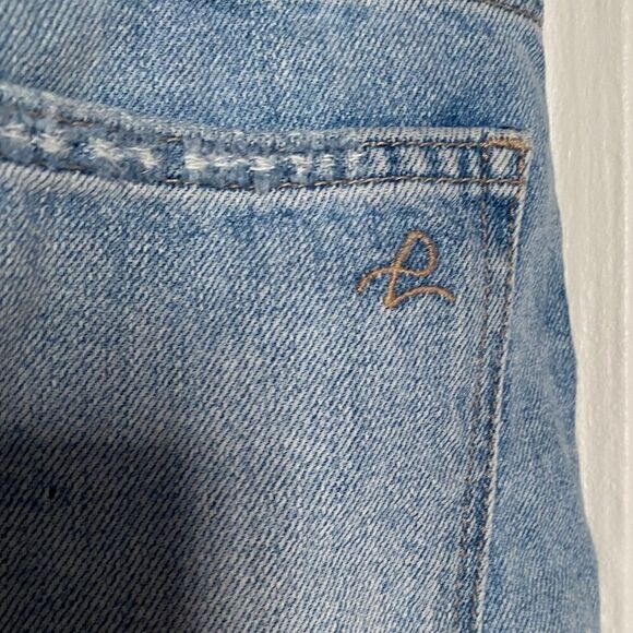 DL1961 Jerry High-Rise Vintage Straight Leg Jeans Cropped Denim Women’s Size 25 - Picture 7 of 12
